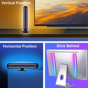 Bande lumineuse LED intelligente avec télécommande, lampe de bureau RVB, lumière de ramassage de nuit pour jeux TV atmosphère décoration de la maison - Product Image 5