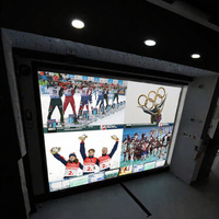 Écran LED d'intérieur couleur pleine, installation fixe, panneau vidéo mural, armoire de service frontale pour musée et galerie