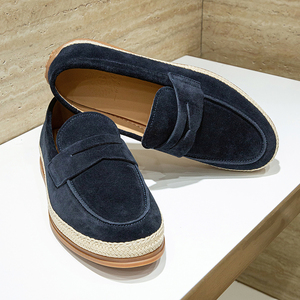 Giày Loafer Nam Da Lộn Phong Cách Old Money Ý - Giày Bệt Thoải Mái Phong Cách Espadrille Dùng Được Mọi Mùa - Product Image 6