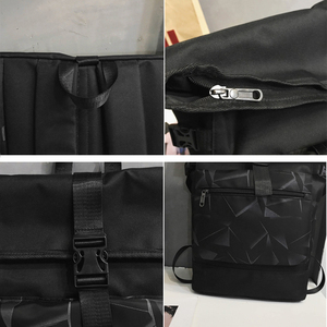 Custom <b>Top</b> <b>Roll</b> Rolltop <b>Backpack</b> <b>Laptop</b> Rucksack Casual Sports School <b>Backpack</b> Polyester Oem Waterproof <b>Backpack</b> - Product Image 5