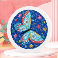 Personnalisé Encadré Fait Main Cristal Diy Enfants Dessin Animé Sirène Gâteau Mignon 5D Diamant Peinture
