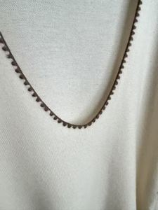 Cárdigan Clásico Boho Chic Casual para Mujer, Cuello Redondo, Frente Abierto, Antiarrugas, Transpirable, Mezcla de Lana/Cachemira Suave, Tonos Naturales Ricos - Product Image 4