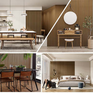 Panneaux Muraux Acoustiques en MDF Absorbant le Son Style Industriel Panneaux Composites en Bois Décoratifs pour Mur Extérieur - Product Image 4