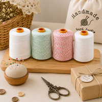 Fil à coudre en cône teint haute ténacité en mélange polyester-coton pour la couture, le matelassage, la broderie et les projets de bricolage – Vente en gros