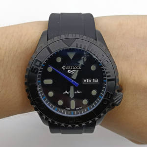 Reloj Mecánico de Buceo SEILOCE con Correa de Goma Resistente al Agua 5 Bar, Reloj de Buceo Automático para Hombre - Product Image 3
