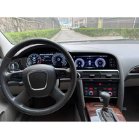 Reproductor Multimedia de Navegación Estéreo para Automóvil con Pantalla LCD Dual de 12.3 Pulgadas para Audi A6 A6L 2005-2011 con Soporte para CarPlay