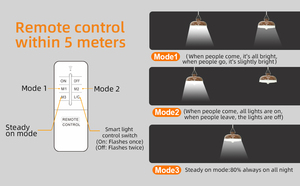 Luces colgantes solares duraderas impermeables Eshine con control remoto para áreas exteriores o interiores - Product Image 3