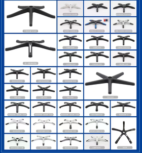 Pièce de rechange en plastique durable pour chaise de bureau du personnel, cadre de composants de couverture de dossier en PU - Product Image 6