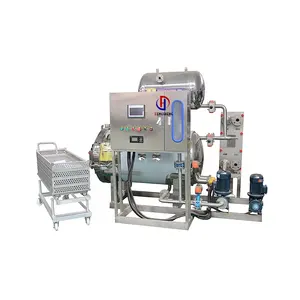 PLC automatic control canned meat poultry beef retort water spray retort sterilizer for canning food and beverage