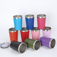 2025 nouveautés coloré 8oz 12oz violet Double paroi en acier inoxydable enfants lait tasse Sippy tasse puissance revêtement Sippy tasse gobelet