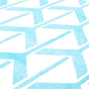 Tapis de luxe indiens tuftés à la main en viscose bleu ciel avec envers antidérapant, à poils moyens, motif bouclé moderne, ensembles de tapis de haute qualité - Product Image 1