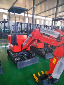 Mini Excavadora China de 1 Tonelada Usada con Motor y Bomba, Sistema Totalmente Hidráulico, Certificación CE - Product Image 2