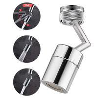 Buse de pulvérisateur Flexible moderne de robinet universel à 720 degrés pour adaptateur d'extension de robinet de bassin de cuisine