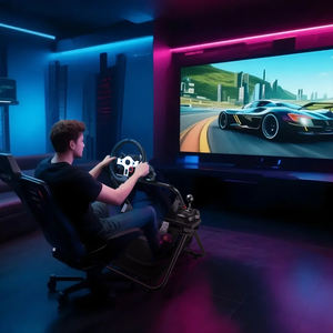 Soporte de Volante para Simulador de Carreras PS5, Compatible con Logitech G25, G27, <span class=keywords><strong>G29</strong></span>, G920, Trustmaster, Moza, en Inglés, 1 Año de Garantía, Metálico - Product Image 3