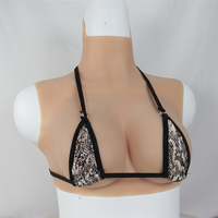 Forme de Poitrine Réaliste en Silicone pour Femmes Courbes, Très Grandes Poitrine Mamelon pour Traversti