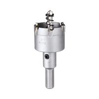 Scie cloche en acier inoxydable 48 mm, coupe-tôle TCT en carbure pour plaques de fer et tôles d'aluminium, queue triangulaire, foret pilote, fabrication OEM