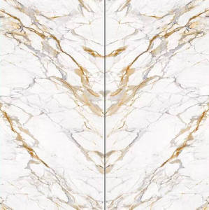Plaques murales en pierre frittée Calacatta Gold <span class=keywords><strong>de</strong></span> haute qualité <span class=keywords><strong>pour</strong></span> <span class=keywords><strong>salle</strong></span> <span class=keywords><strong>de</strong></span> <span class=keywords><strong>bain</strong></span>, comptoirs <span class=keywords><strong>de</strong></span> cuisine ou carrelage mural - Product Image 6