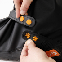 Herren Verdickte Strukturierte PVC-Stoff Leichtgewichtige Wasserdichte Schnelltrocknende Überknie-Wasserhosen Schuhüberzüge für Sommer und Herbst