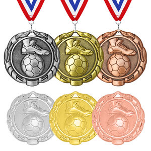 Rubans de prix Spin Medalhas bon marché <span class=keywords><strong>Ligue</strong></span> <span class=keywords><strong>des</strong></span> <span class=keywords><strong>champions</strong></span> d'or Marathon Soccer Football Sports Awards Médaille en métal Design personnalisé - Product Image 3