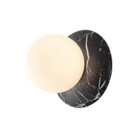 Applique murale LED en marbre Wabi Sabi, style luxe léger français, minimaliste, pour villa, hôtel, entrée, couloir, chambre, coiffeuse, escalier