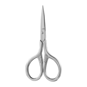 Tijeras de pesca de acero inoxidable, recortador de vello nasal de punta redonda para exteriores, recortador de barba Spartan, recortador de cejas, recortador de barba - Product Image 4