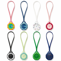 Horloge murale octogonale tendance à quartz avec bracelet en cuir, couleur bonbon, analogique, décorative, à suspendre, vente en gros, logo personnalisé, cadeau