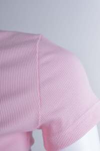 2024新款运动服透气罗纹紧身上衣短裤女式休闲服2件套女式套装 - Product Image 6