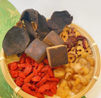 Pâte concentrée naturelle aux herbes chinoises Jiuxi, Baies de Goji, Dattes rouges, Longane, Rose, Sucre roux, 200ml, Crème pour la cuisine, Infusion, Toux