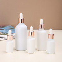 Flacons compte-gouttes en porcelaine blanche personnalisés, pipettes graduées de luxe pour sérum et huile cosmétique, soins capillaires