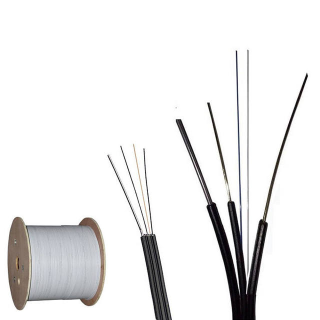 DMIS Gjyxch Wire FRP Ftth Drop Fiber Optic Cables G657A1 Steel Conductor
