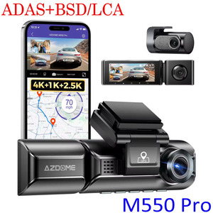 ดรอปชิปปิ้ง Shopify กล้องติดรถยนต์ 3 ช่องทาง 4K 1080P 1440P WiFi GPS กล้องบันทึกภาพกลางคืน - Product Image 4
