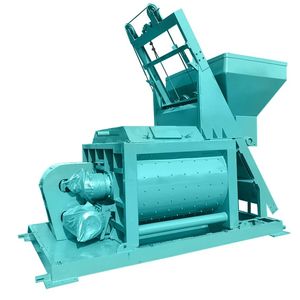 Malaxeur à béton à double arbre JS1000, capacité 1,0 m³, malaxeur à action forcée pour centrale à béton fixe - Product Image 5