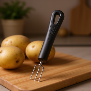 Fourchette à pommes de terre Westmark Gentle à 3 dents en acier inoxydable pour pommes de terre et légumes - Product Image 3