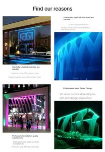 Dubbellaags roestvrijstalen CNC digitaal ecologisch watergordijn systeem ring waterpartij sproeier binnen/buiten gebruik <span class=keywords><strong>2</strong></span> jaar garantie - Product Image 4