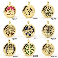 Collier diffuseur d'huiles essentielles aromathérapie avec cœur en acier inoxydable personnalisé avec pendentif médaillon