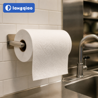 Papier essuie-tout TAD en gros, haute absorption, qualité alimentaire, pour restaurants commerciaux, serviettes jetables grand volume