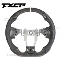 Volante de Cuero y Fibra de Carbono Compatible con Mitsubishi LANCER EVO 7 8 9