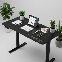 Bureau de jeu électrique extensible en bois et métal AOR BX PINK avec LED et montage facile pour bureau de joueur