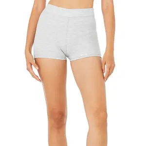 Women Gym waffle-knit Shorts In Comfy With Micro Waffle Fabric Fashionable