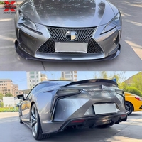 Kit aérodynamique en fibre de carbone Toms Style pour Lexus LC500 LC500h : Lame avant, jupes latérales, diffuseur arrière – Pièces de tuning extérieur pour voiture