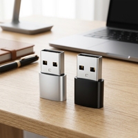 Adaptador de Carga Súper Rápida de 27w 30w Tipo C, USB-C Hembra a USB2.0 Macho OTG, Nuevo Convertidor de Carga USB C para iPhone 17, de Aluminio