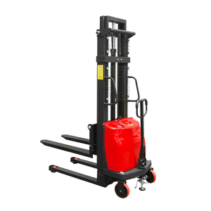 Apilador Semi-Eléctrico de 2 Toneladas de Operación Vertical, Venta Directa de Fábrica Jingxin, Montacargas Eléctrico con Llantas Sólidas para Uso en Interiores, de Tres Etapas - Product Image 1