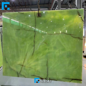 Decoración para el Hogar: Losas de Ónix y Mármol de los Emiratos Árabes Unidos, Verde Piña Afgano, Verde Jade, Verde Conemara, Menta Multicolor y Ónix Pakistaní - Product Image 1