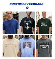 T-shirts pour hommes en coton 100% de haute qualité, lourds, unis, pour impression numérique, t-shirts décontractés, impression personnalisée de t-shirts pour hommes