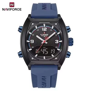 นาฬิกา NAVIFORCE 9242 รุ่นใหม่ นาฬิกาควอตซ์ดิจิตอลสำหรับผู้ชาย ดีไซน์ทันสมัย สายซิลิโคน กันน้ำ นาฬิกาสปอร์ตแบบลำลอง ปี 2025 - Product Image 6