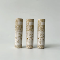 Offre Spéciale écologique Push up cosmétiques baume à lèvres papier Tube Kraft carton cylindre Tubes rouge à lèvres résistant à l'huile papier Tube