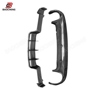 Para <span class=keywords><strong>Volkswagen</strong></span> 08-14 <span class=keywords><strong>Scirocco</strong></span> R MK3 <span class=keywords><strong>precio</strong></span> de fábrica partes del cuerpo de alta calidad estilo Karztec fibra de carbono labio trasero difusor trasero - Product Image 3