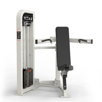 DGZ-5002 Alat Press Bahu Baja yang Dapat Disesuaikan dengan Sistem Pin Loaded dan Tumpukan Beban 70kg untuk Latihan Binaraga