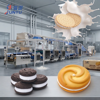 Machine économique de fabrication de biscuits croustillants Oreo au lait et à la crème, petite machine à biscuits pour la production de maïs, de fruits et de légumes
