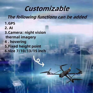 Dron Comercial FPV Open Fly de 10 Pulgadas, Distancia de Vuelo de 15-20 km, Tiempo de Vuelo de 30 Minutos, Capacidad de Carga Útil de 3.5-5 kg, Posicionamiento GPS - Product Image 5